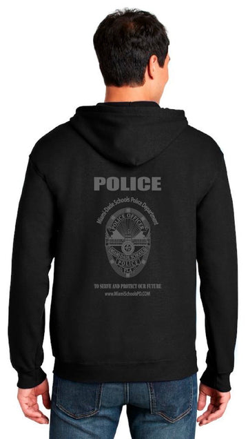 Miami Dade Schools Police Department Zip Up Hoodie
